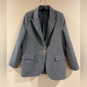 Grungemama Charcoal Gray Women's Blazer